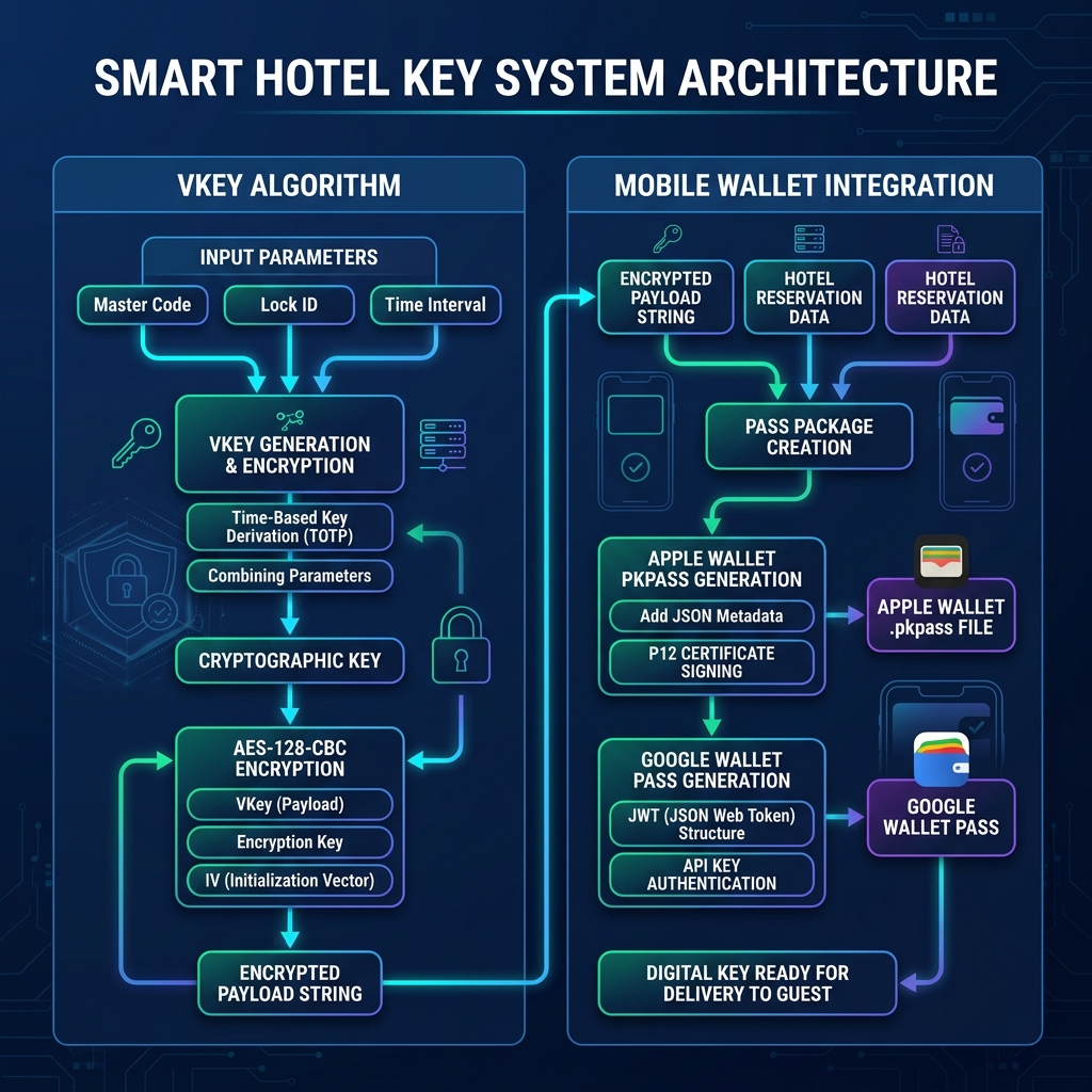 Smart Hotel Key System Architecture